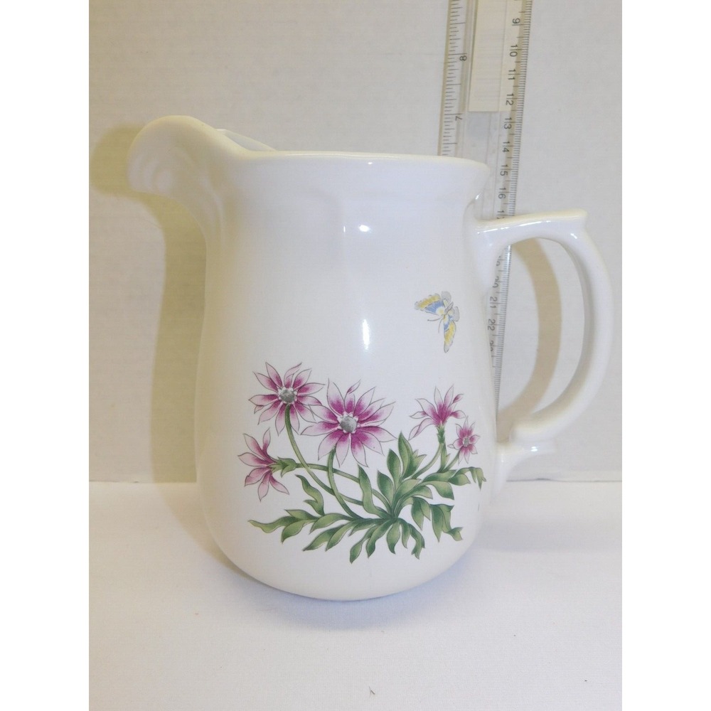 Regency Club Ceramic Floral Pitcher Jug